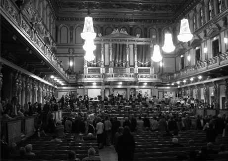 Der goldene Saal im Musikverein Wien - einer der legendärsten alten Konzertsäle